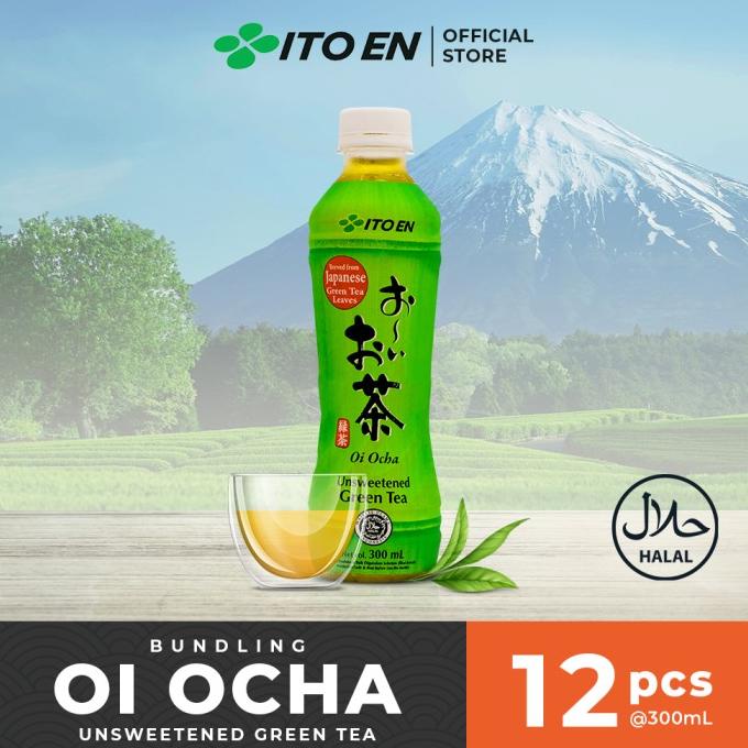 

ITO EN Oi Ocha Unsweetened Teh Hijau Jepang 300ml No Sugar -12 pcs