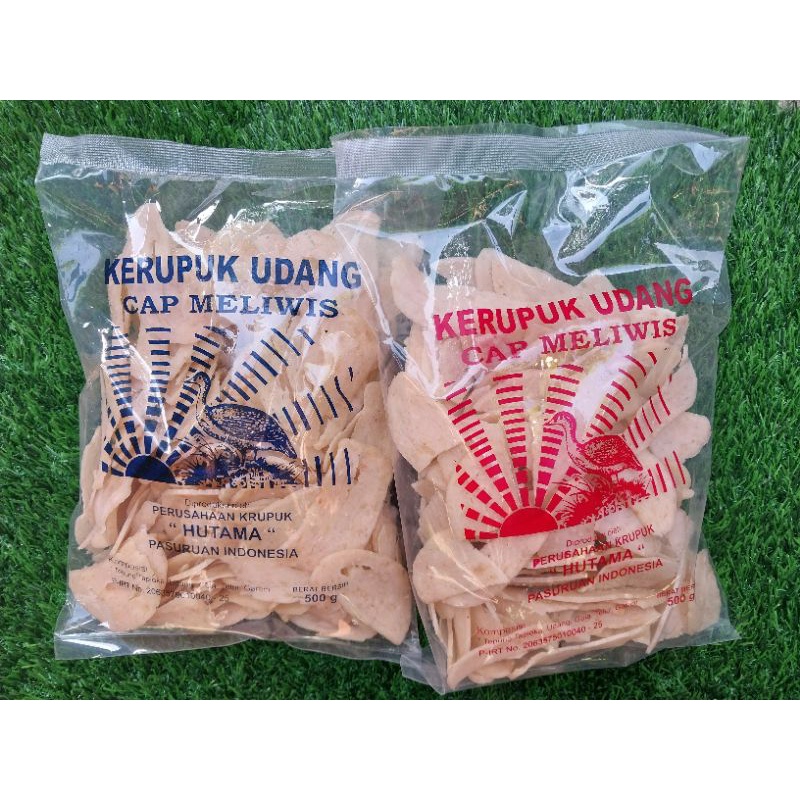 

Kerupuk Udang Meliwis 500 Gram (Pretelan)