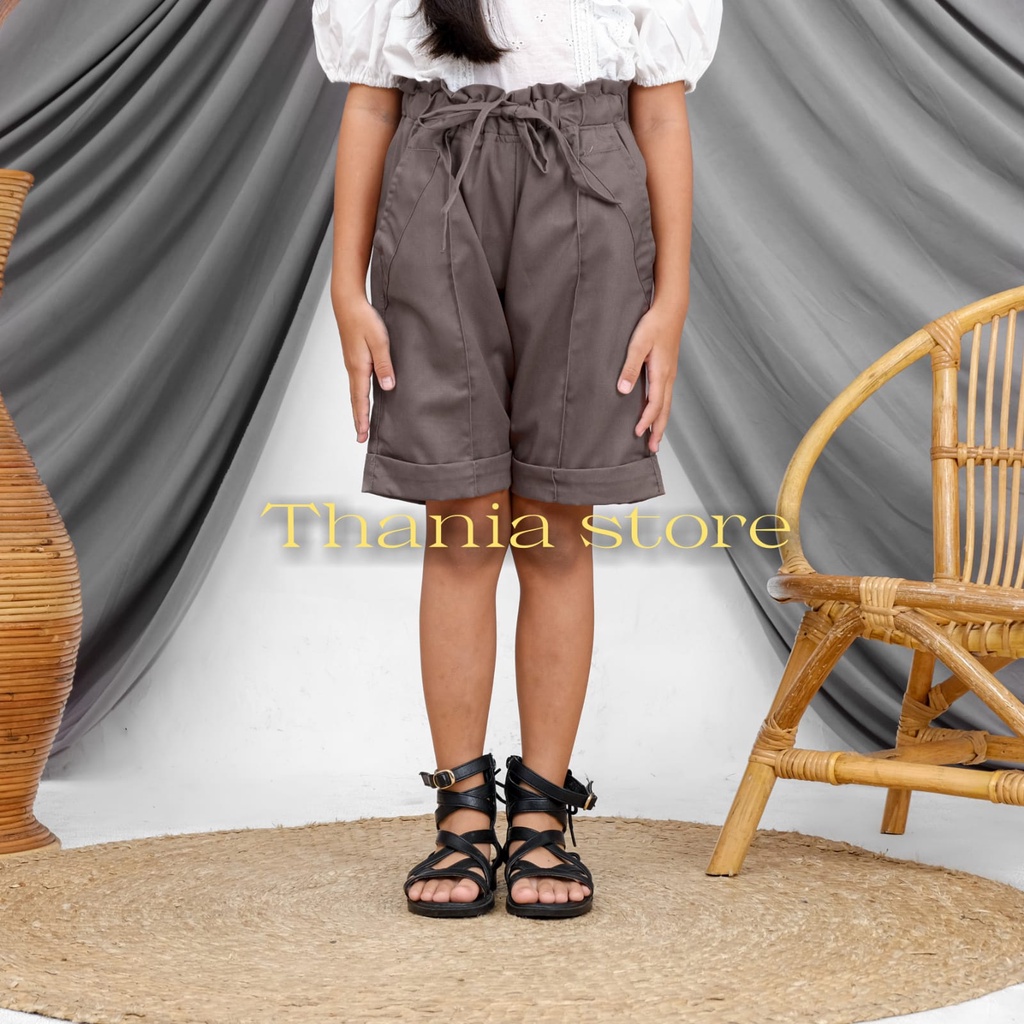 celana pendek shortpant anak perempuan 1-13 tahun pilih warna