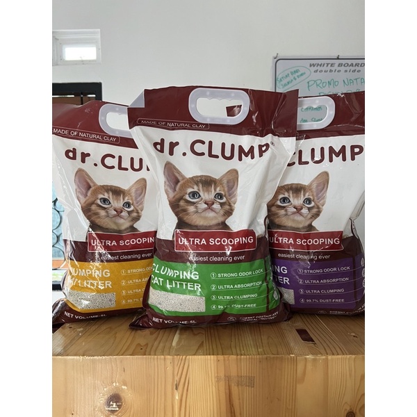 Pasir gumpal dr. Clump 5 litter