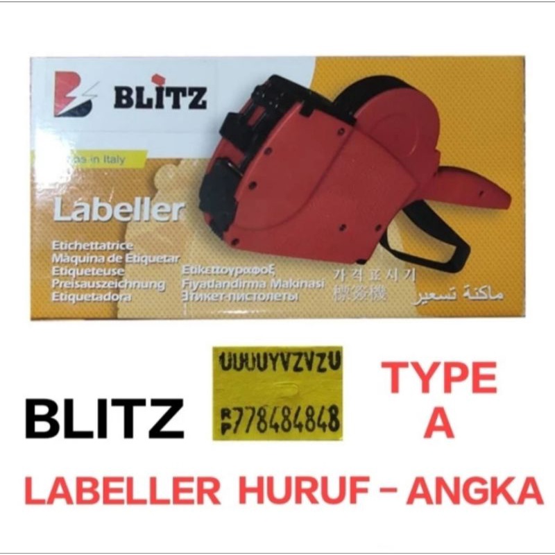 

BLITZ LABEL HURUF ANGKA TYPE A MESIN PEMBUAT LABEL