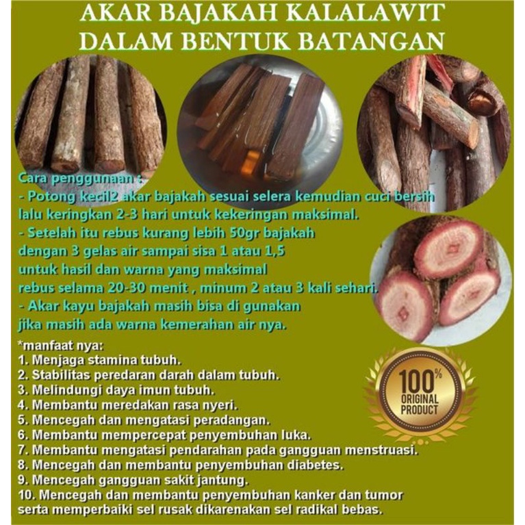 

AKAR BAJAKAH ASLI KALIMANTAN 100%