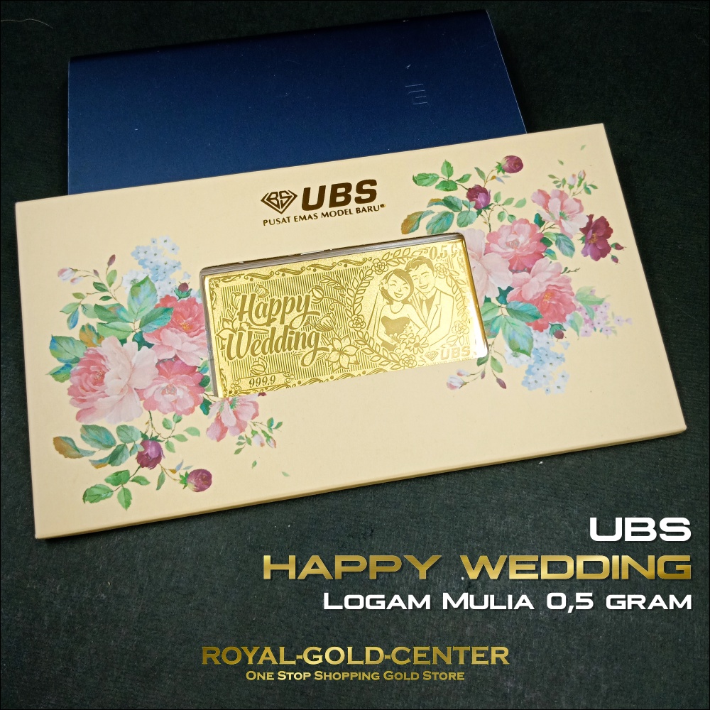 UBS Happy Wedding Gift Angpao series 0.5 gram