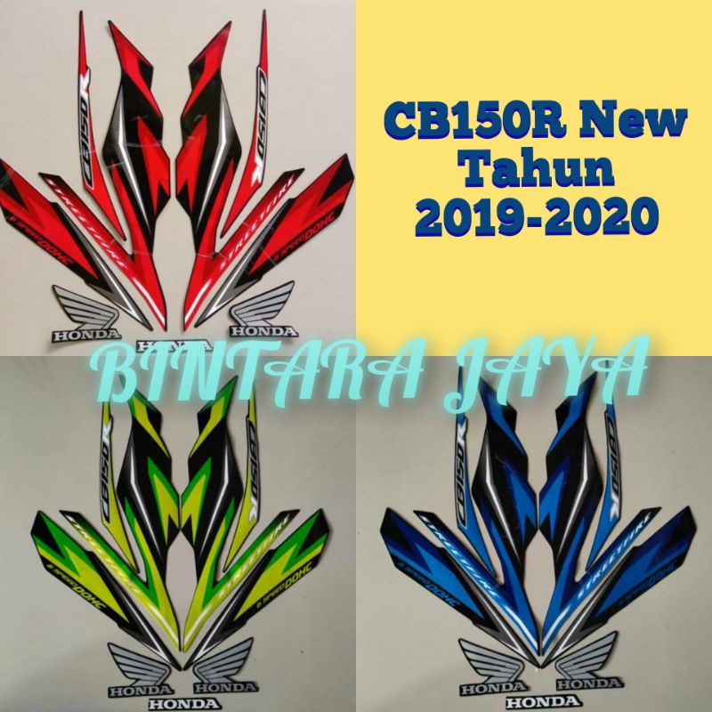 Sticker Lis Striping Honda New CB150R CB 150R CB 150 R Tahun 2019 2020