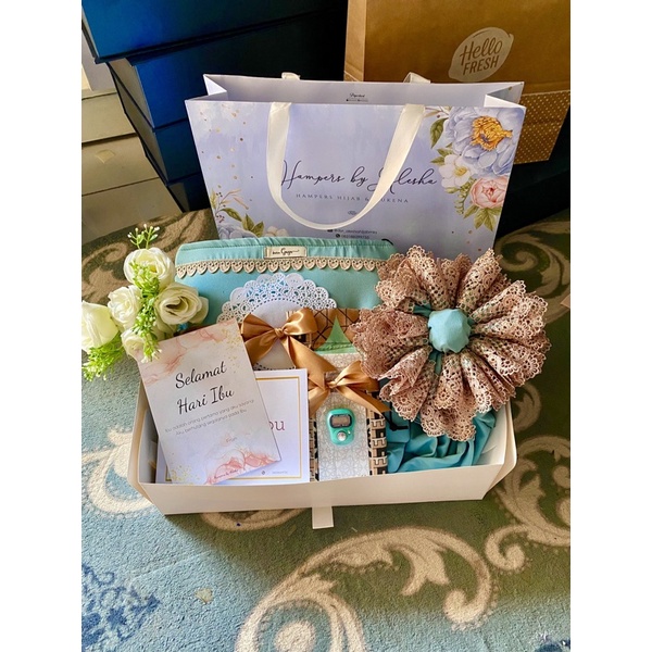 

Hampers mukena/ hampers mukena murah/ hampers mukena cod/kado cewek/hampers sempro