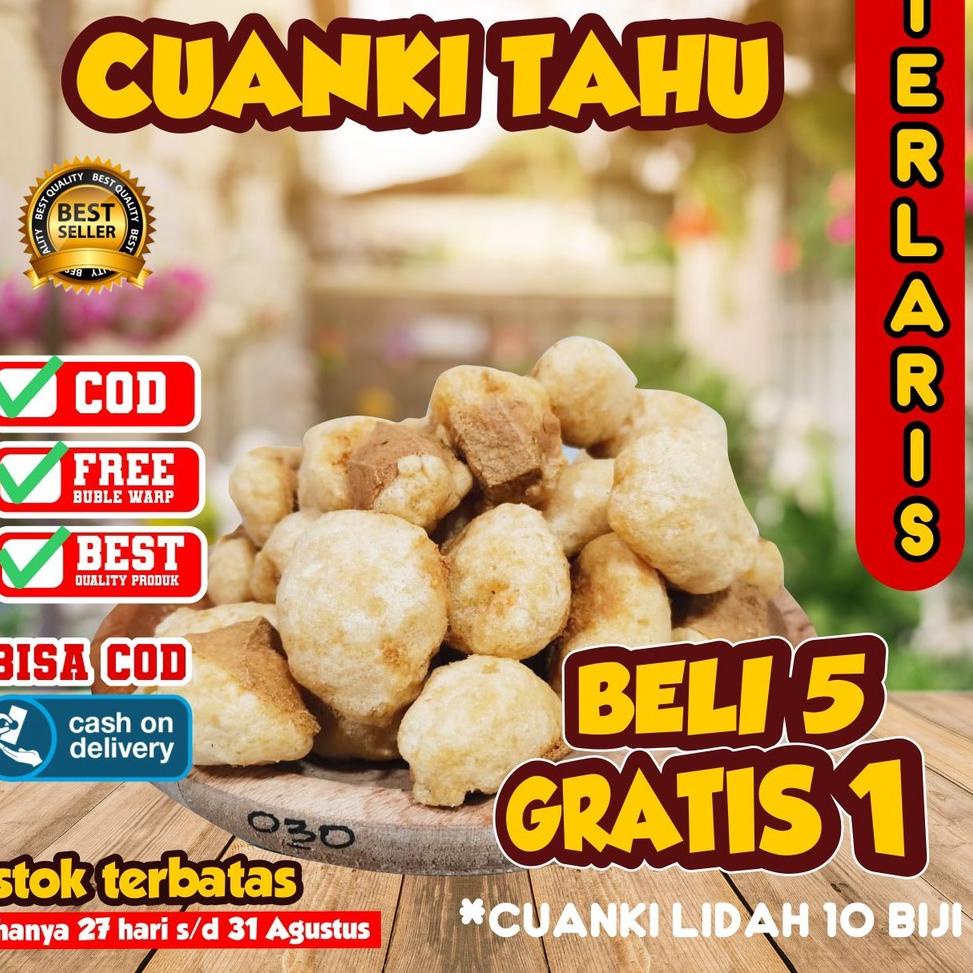 

ㆀ CUANKI TAHU 100Biji TERMURAH TOPING BASO ACI CUANKI LIDAH TAHU KERING BAHAN SEBLAK INSTAN. ぇ