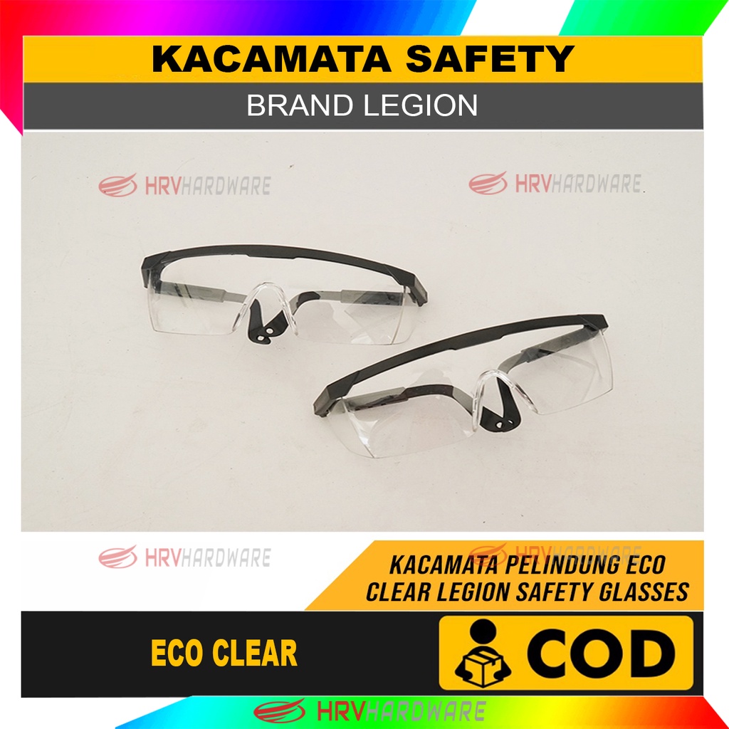 Kacamata Eco Gerinda Bening Safety Glasses Kacamata Las