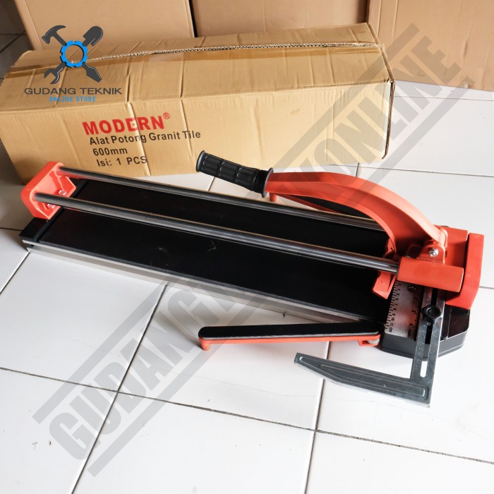 Alat Potong Granit Keramik Manual Tangan 60cm MODERN / Manual Granite Tile Cutter Bahan Plat Besi 600mm MODERN