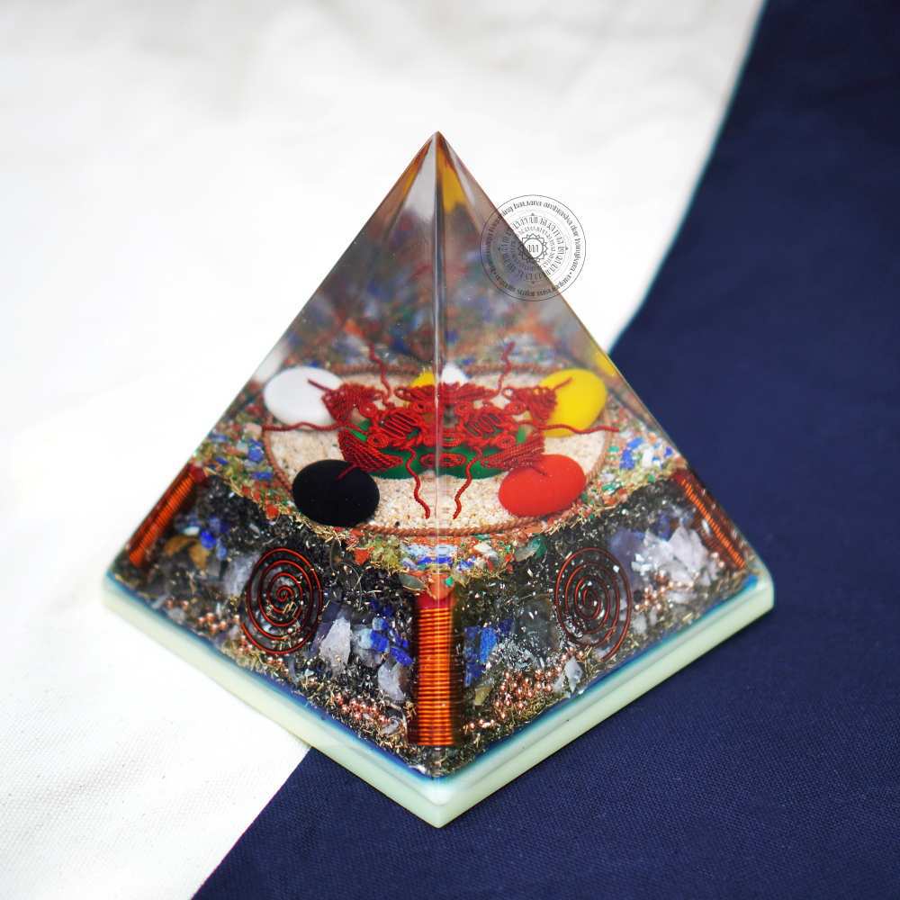 SPECIAL SUPER RARE PIRAMIDA ORGONITE KALACHAKRA