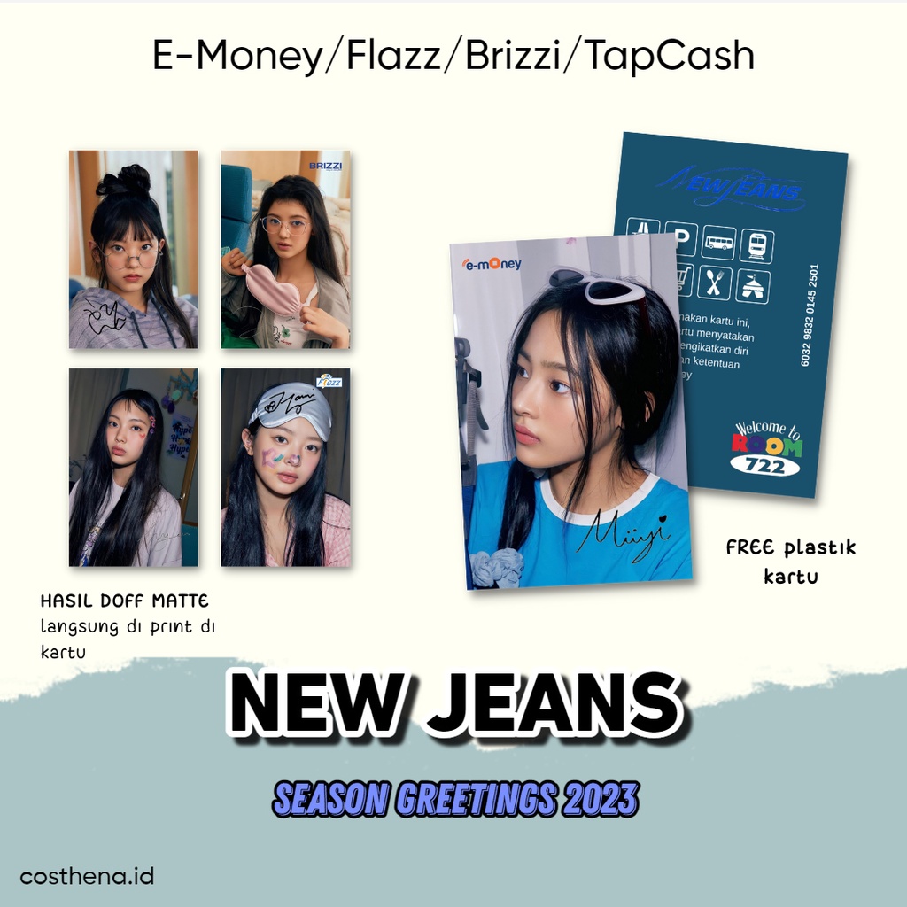 CUSTOM E-MONEY/FLAZZ/BRIZZI NEW JEANS SEASON GREETINGS