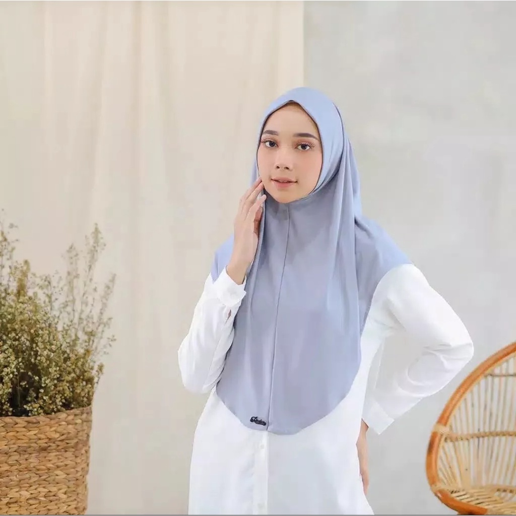 HIJAB BERGO ZAIDA MALAY NON PET PREMIUM VIQAST BERGO INSTAN ZAIDA SYIRIA POLOS JILBAB INSTAN PINGUIN KERUDUNG INSTAN