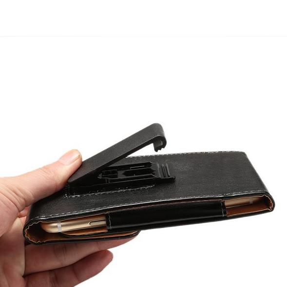 Murah Trending SARUNG HP Pinggang Kulit Klip Jepit Putar 6 - 6,5 Inch Vertikal