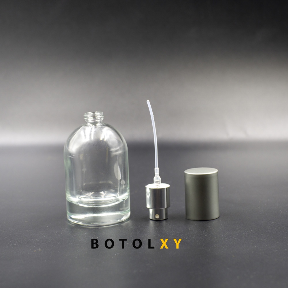 Botol Parfum 50ml Spray Kaca Tebal Refill Isi Ulang Minyak Wangi labo