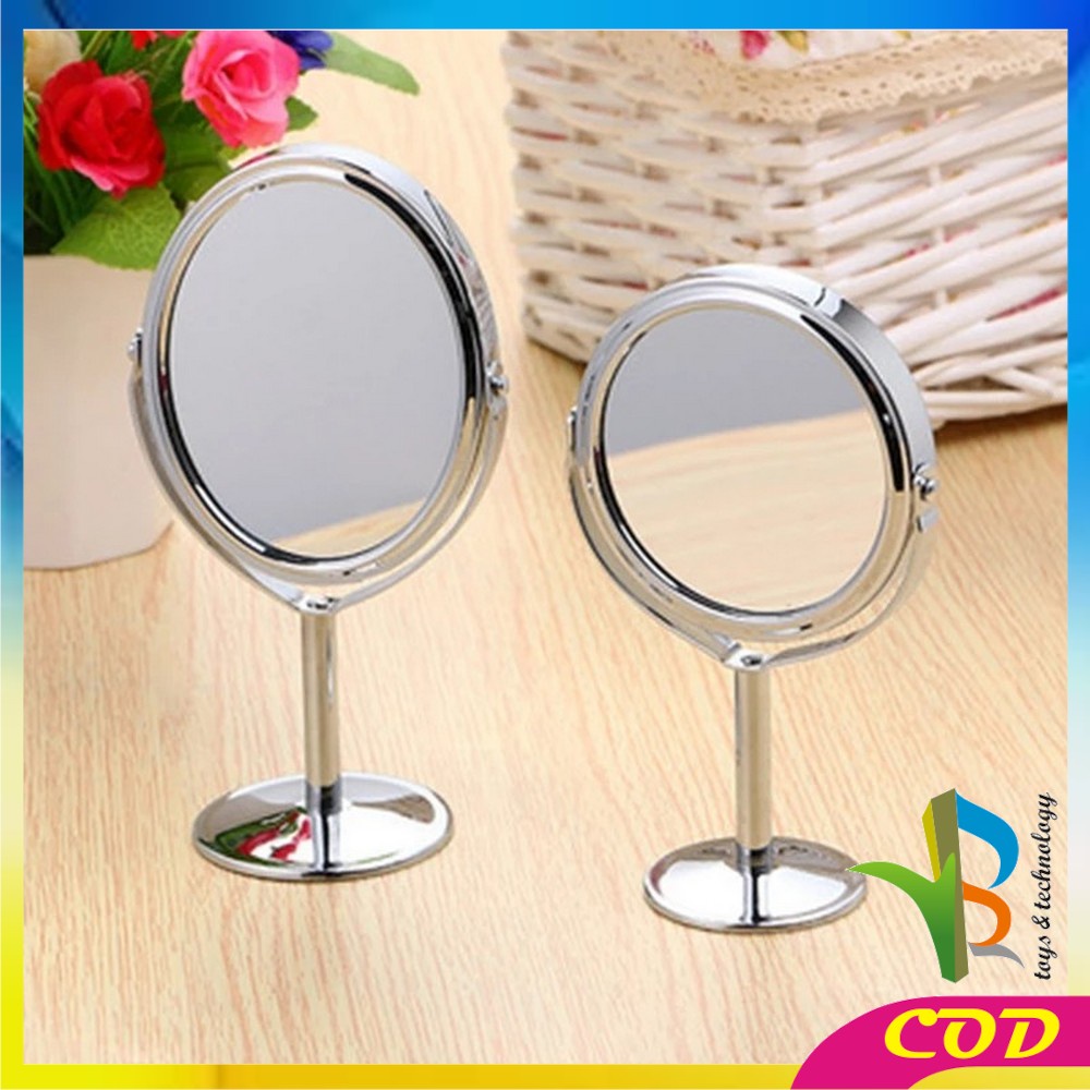 RB-K87 Kaca Cermin Makeup Meja Standing Mirror Cermin 2 Sisi Kaca Rias Make Up Putar / Cermin Meja / Kaca Make up