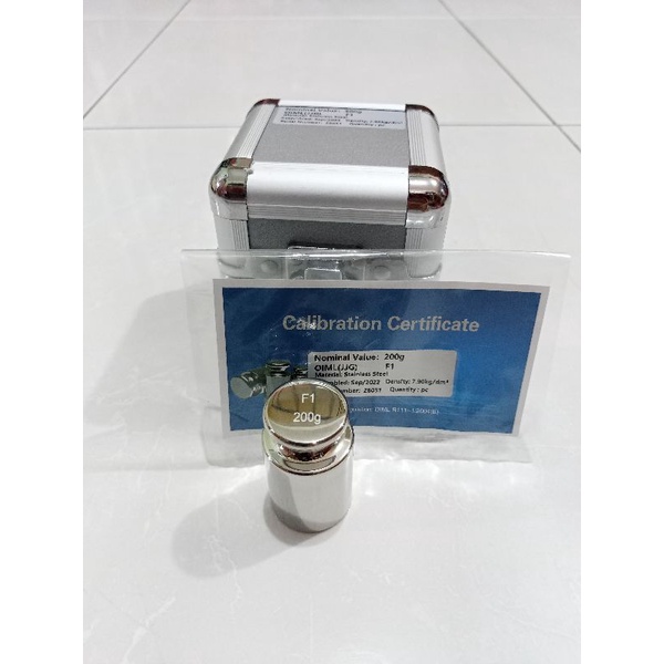 Batu Timbangan F1 200 gr / Anak Timbangan 200 gram F1 stainless
