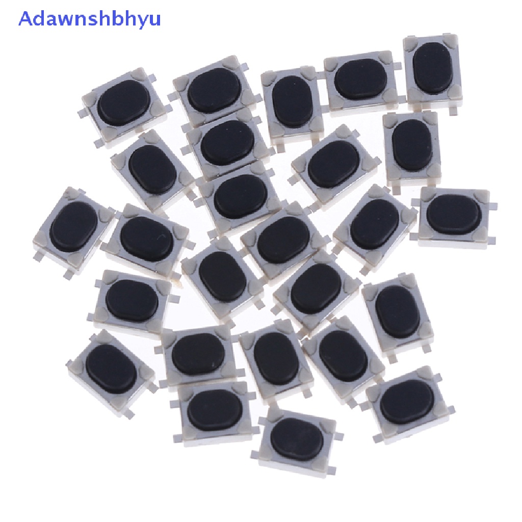 Adhyu 20PCS 3 * 4 * 2.5mm SMD Saklar Kebijaksanaan 4pin Sentuh Saklar Tombol Mikro Push Button ID