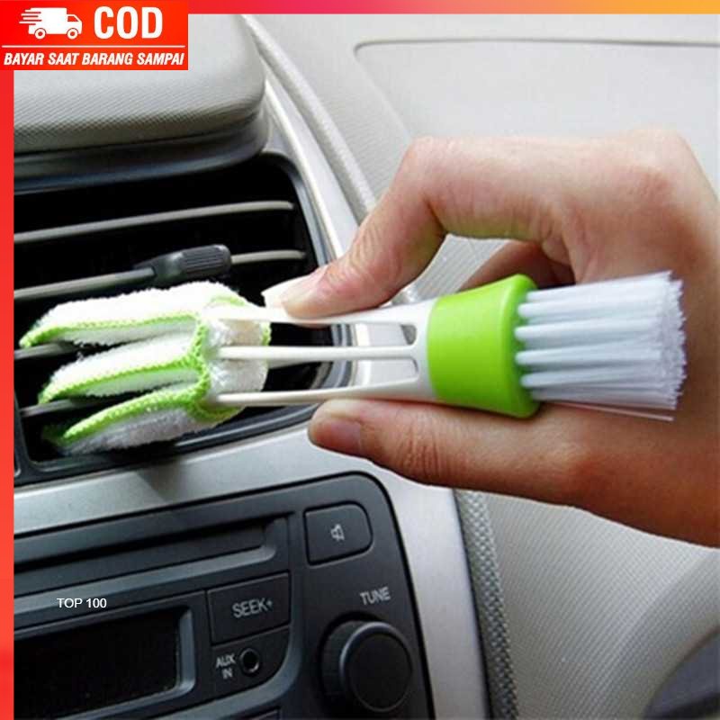 ( 100% BARANG ORI ) VODOOL Sikat Pembersih Microfiber Interior Mobil Duster Brush - Q128