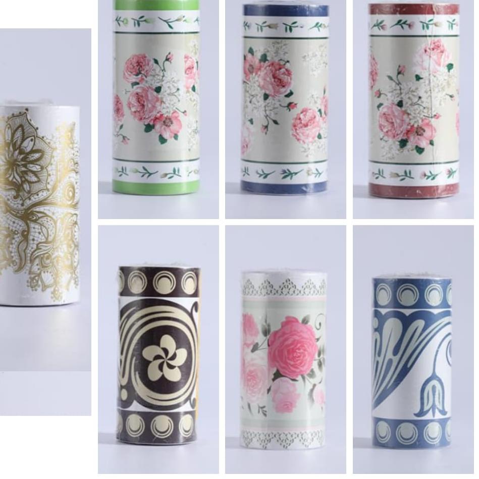 [DLG.22De22ѕ] LIST BORDER STICKER DINDING ROLL WALLPAPER LIST DINDING