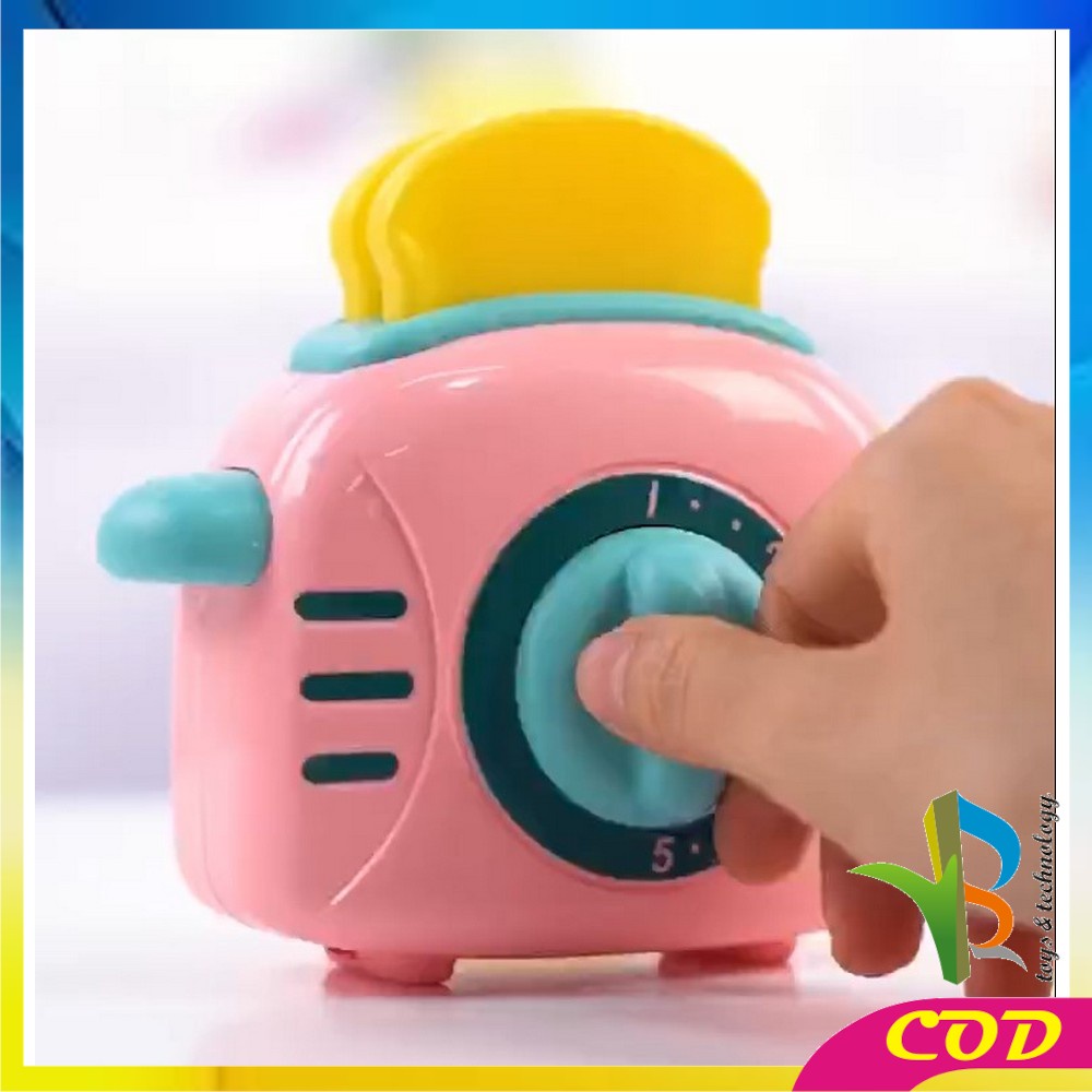 RB-M153 Mainan Anak Alat Pemanggang Roti / Mainan Edukasi Anak Pretend Play Bread Maker Toaster Roti