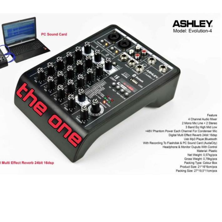 Diskon mixer audio ashley evolution 4 / evolution4