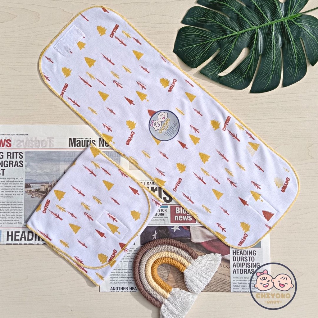 6 Pcs Gurita REKAT Bayi Baru Lahir Serian MUSTARD Chiyoko Baby