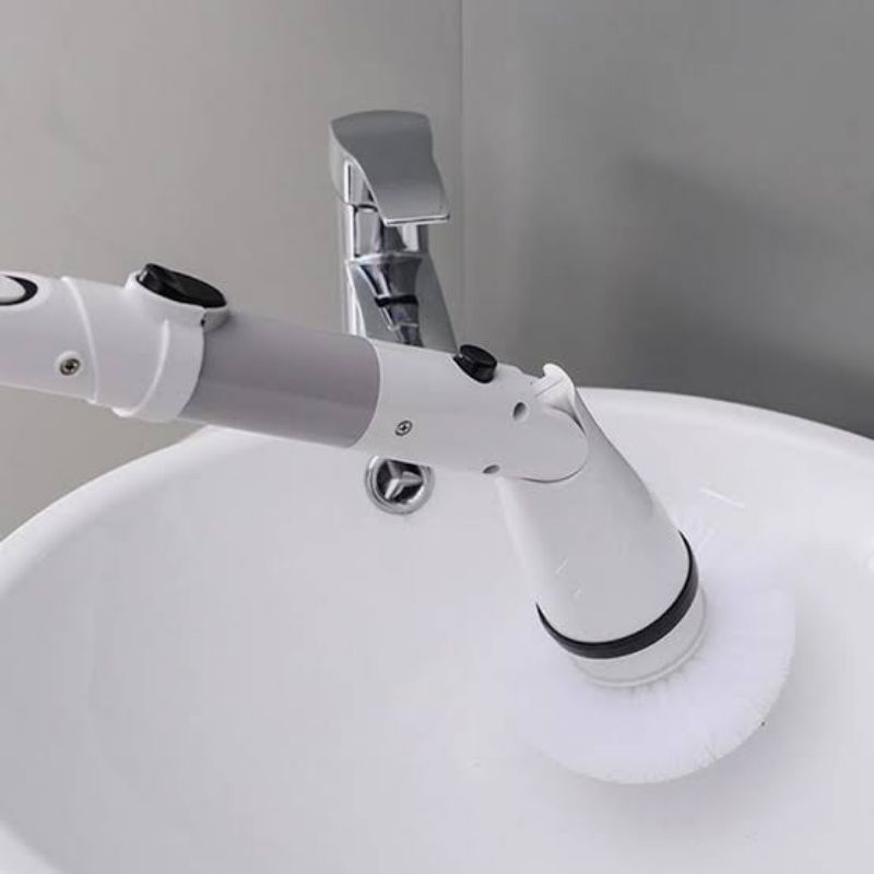 Jesopb Electronic Scrubber Adjustable Sikat Toilet Pembersih WC Lantai Dinding Elektrik Chargeable