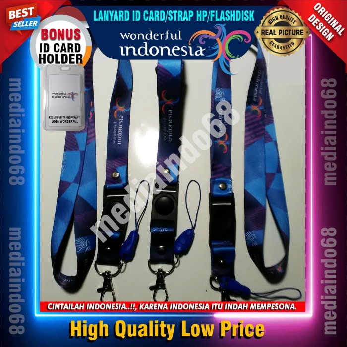 

TERLENGKAP Lanyard Tali Id Wonderful Indonesia Code 5295