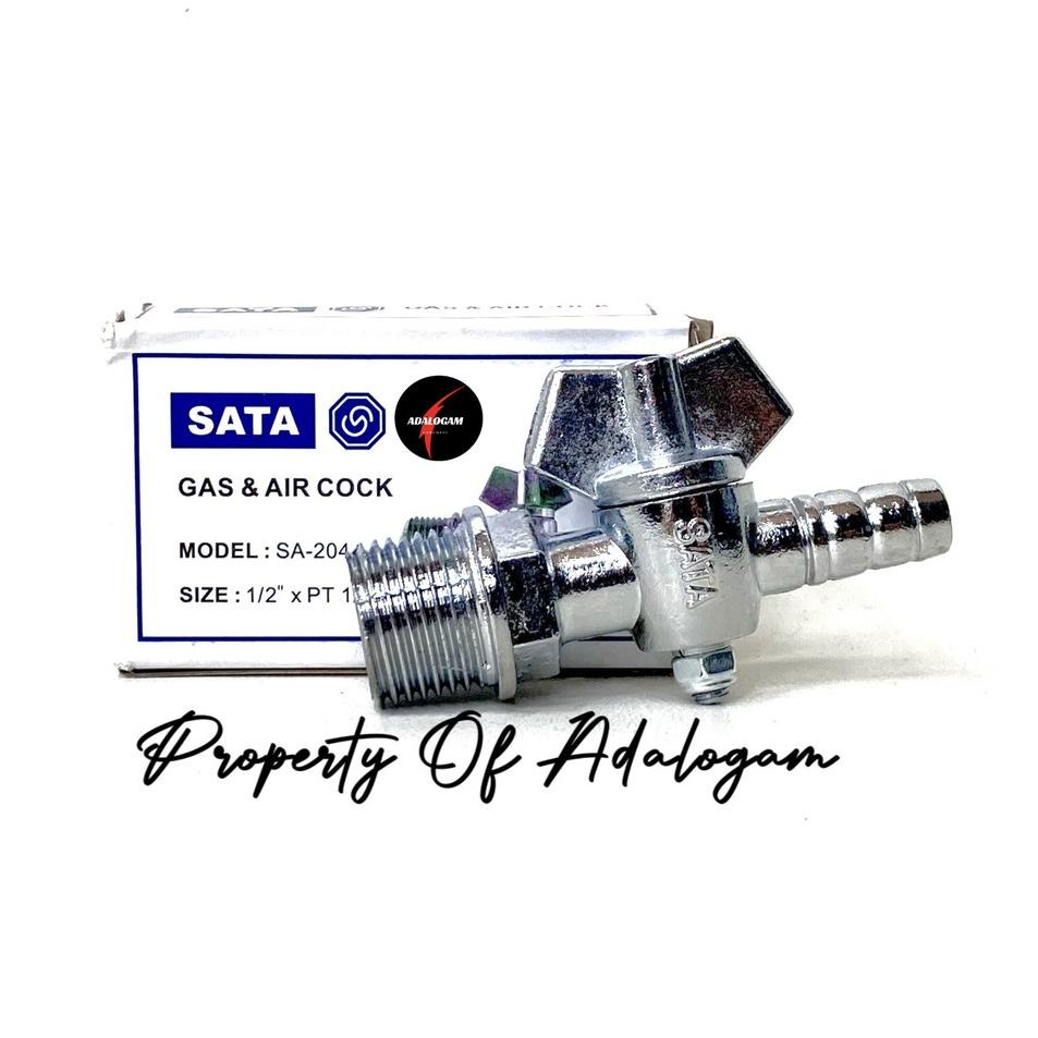 ♠  SATA Kran Gas 1/2 Inch - Stop Kran Oven Gas
