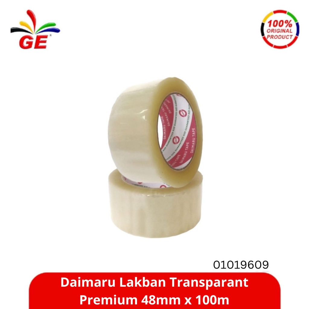 

DAIMARU - Lakban Transparant Premium 48mm x 100m 01019609