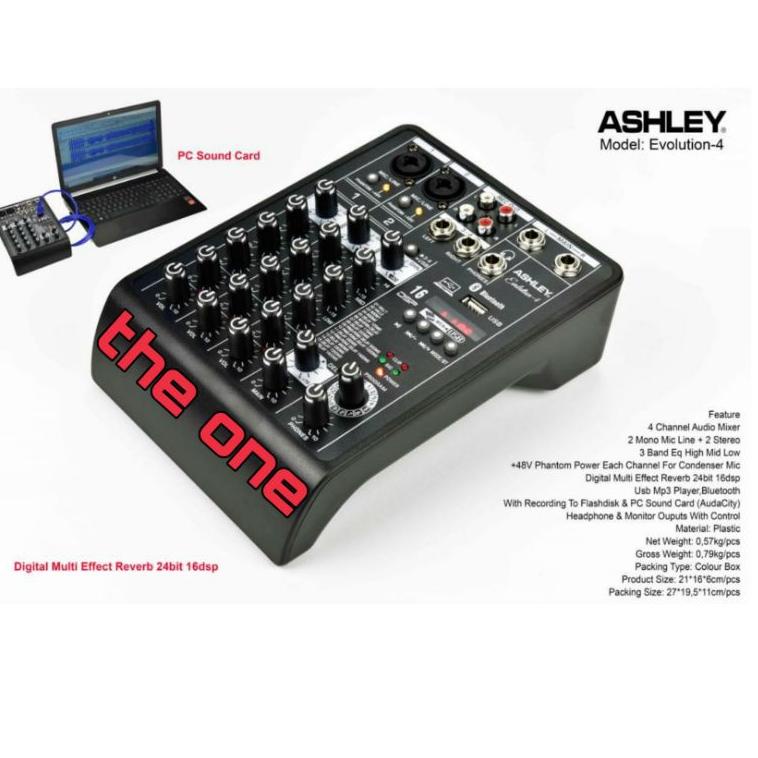 ㄳ mixer audio ashley evolution 4 / evolution4 BARU 2188 ❖