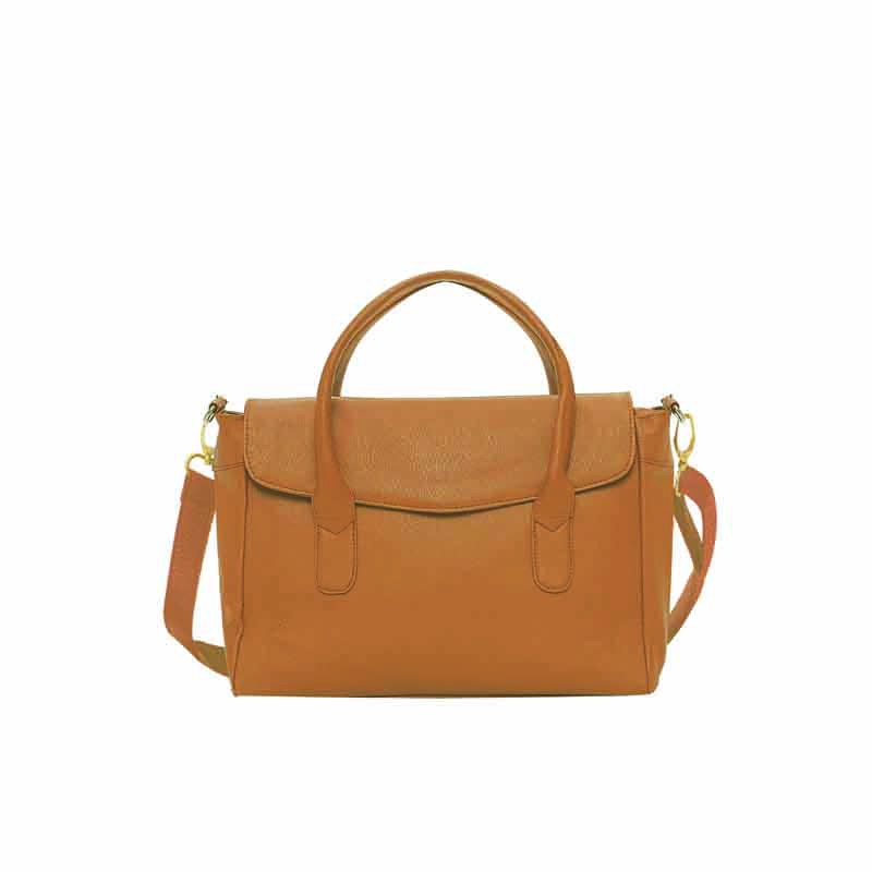 LOLINI TAS WANITA REGATA COKLAT MUSTARD KUNING KUNYIT TALI PANJANG