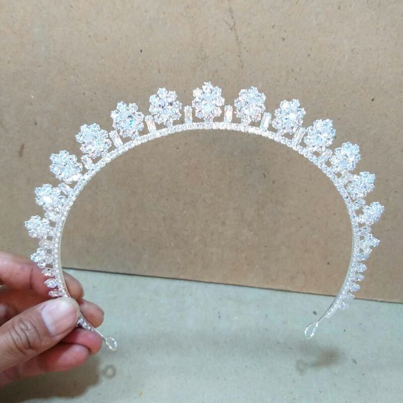 mahkota wedding mahkota pengantin crown zircon