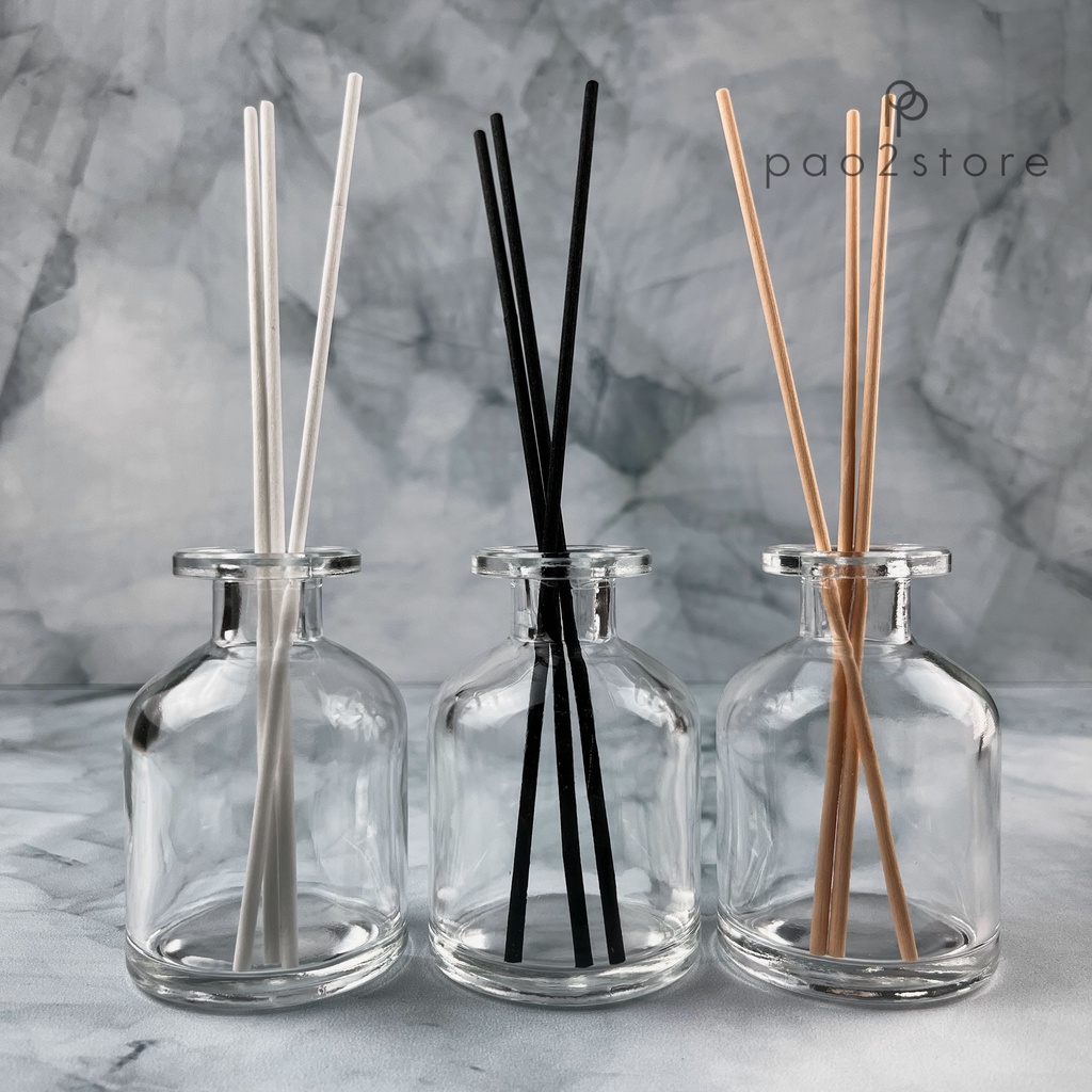 Botol Reed Diffuser 80ml ~ 90ml Besar - Vas / Belly Pot - Kaca Tebal - Aromatherapy / Pengharum Ruangan / Parfum