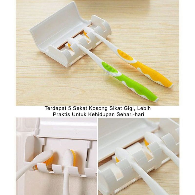 Dispenser Odol / Dispenser Pasta Gigi / Tempat Sikat Gigi