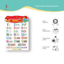 [ PROMO ] POSTER PERAGA PENDIDIKAN : ANGKA - By Tim Wudi - Buku Kaluku