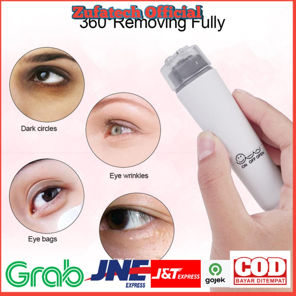 Sincere Alat Pijat Mata Electric Pen Eye Mini Massager Anti Aging - AM8 - White