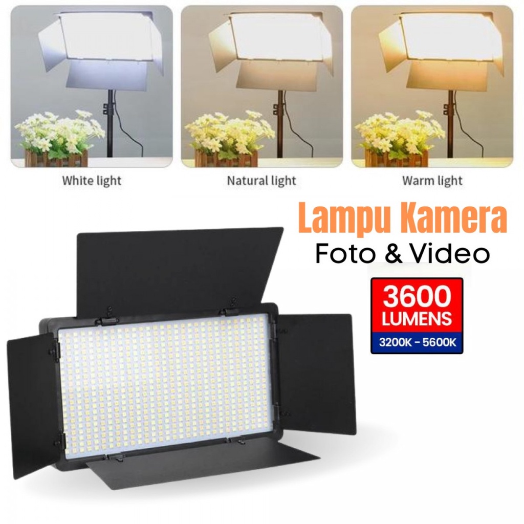 Lampu Kamera Foto Video Taffstudio Fill Light 40W 600 LED U600+