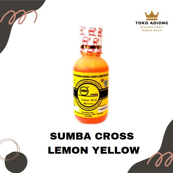 

SUMBA CROSS - LIQUID ICING LEMON YELLOW