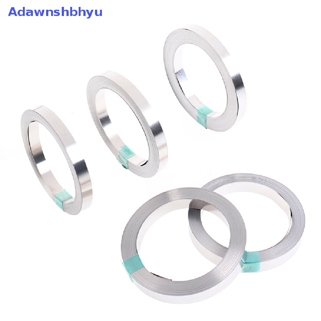 Adhyu 10M 6mm 8mm x 0.1/0.12/0.15 Nickel Strip Tape Untuk ID Bintik Li 18650