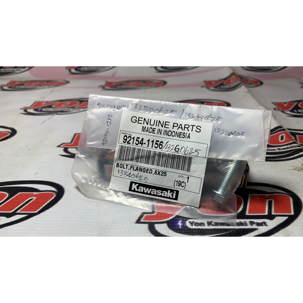BAUT TUTUP POMPA RADIATOR 92154-1156-1212-2154 132BA0625 BD0625 G0625 H0625 V0625 BOLT FLANGED 6X25 
