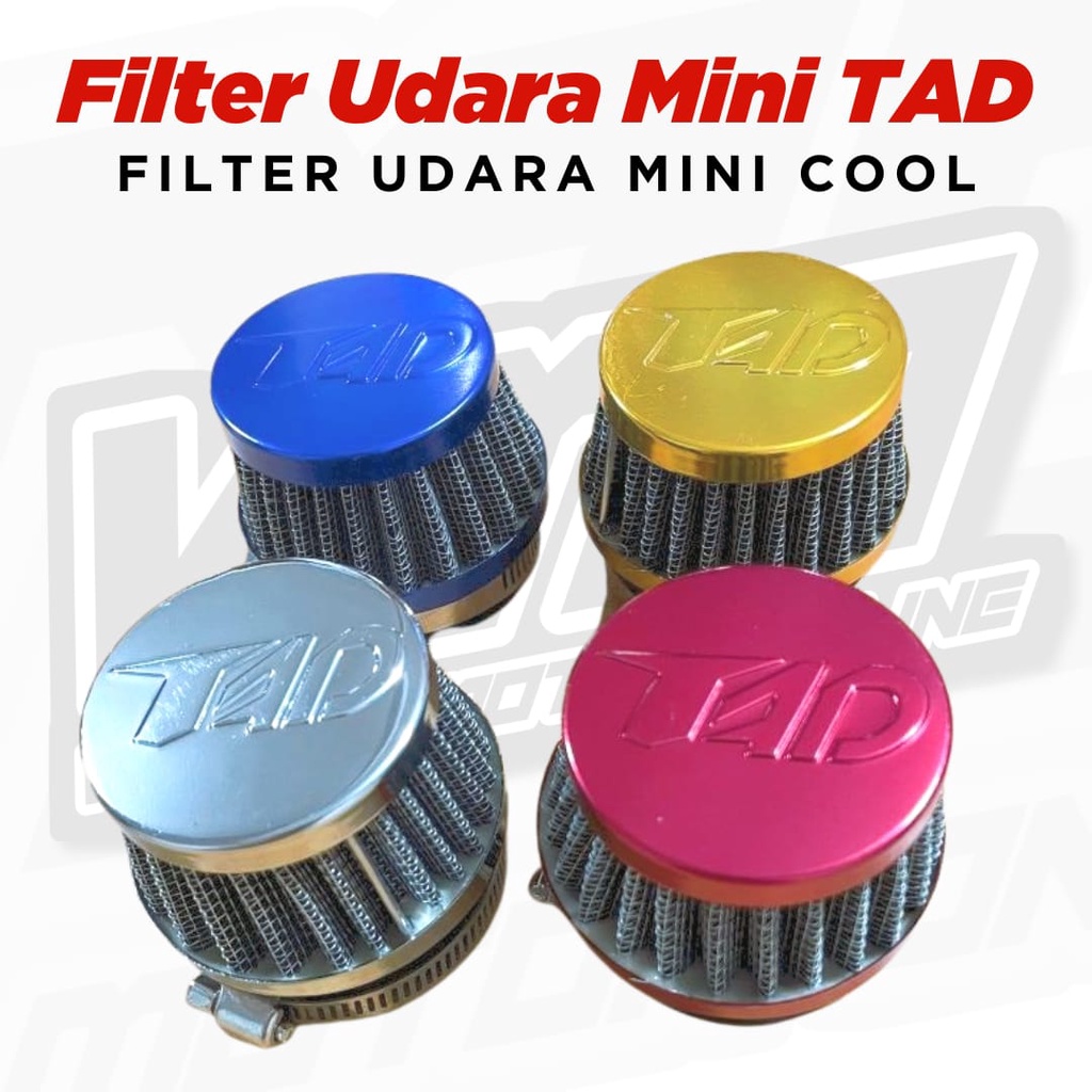 Filter Udara Mini Filter Karbulator mini Filter Udara Variasi Motor Universal Mio Beat Vario 125 150