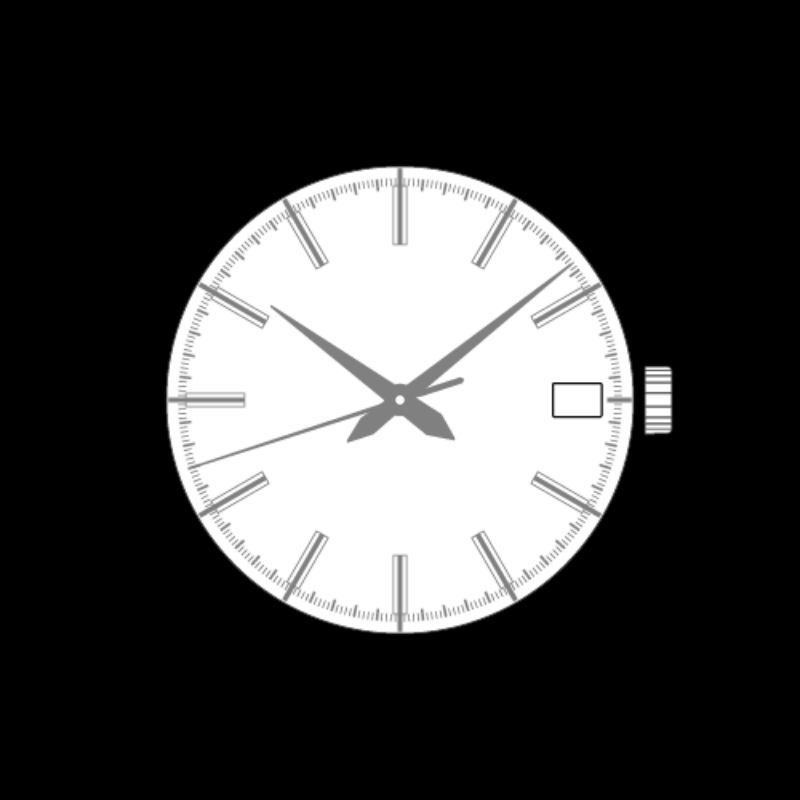 SEIKO TIME MODULE NH35 MOVEMENT 3 HANDS DATE 3 JARUM TANGGAL - 3 SAMPING DAN 6 BAWAH