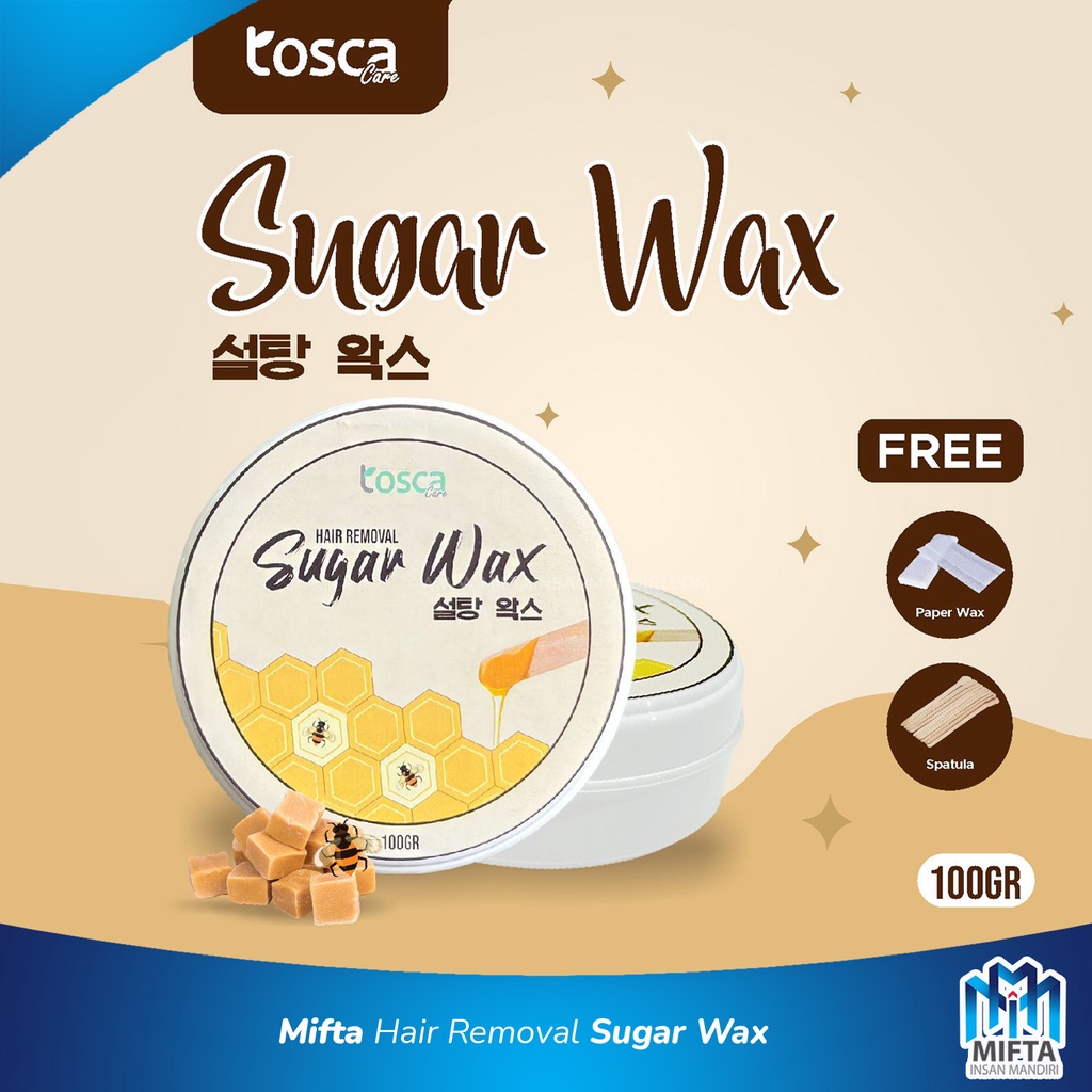 SUGAR WAXING KIT TOSCA / WAXING BULU / PENGHILANG BULU KAKI DAN KETIAK