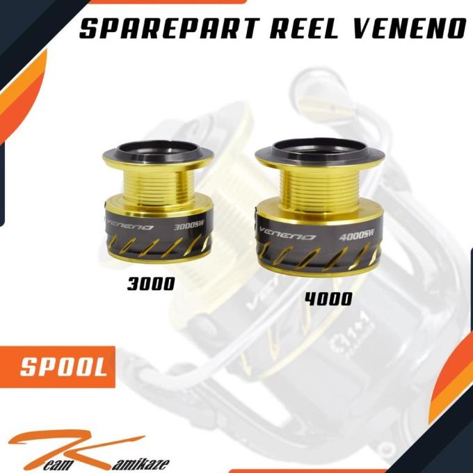 T. Kamikaze VENENO SPOOL - Spinning Reel | original spare Part