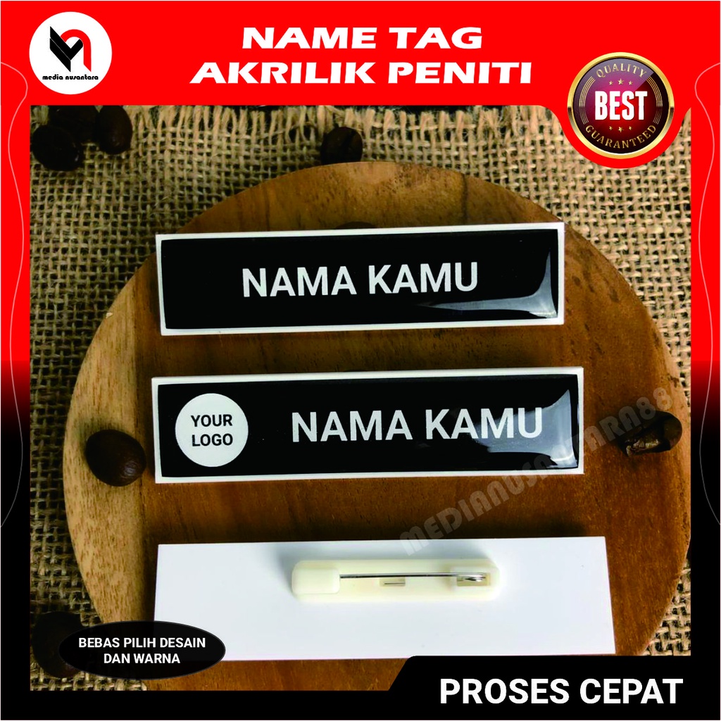 

Name Tag Akrilik Peniti