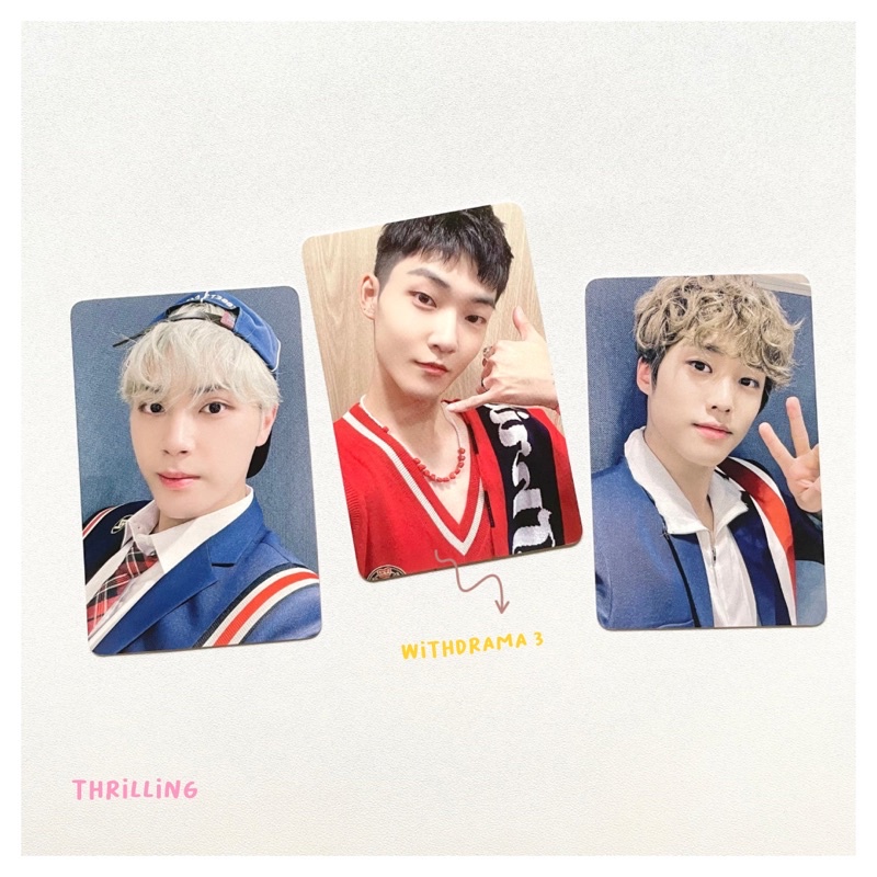 THE BOYZ THRILLING WITHDRAMA 3 POB / PHOTOCARD / PC / HAKNYEON / KEVIN / JACOB