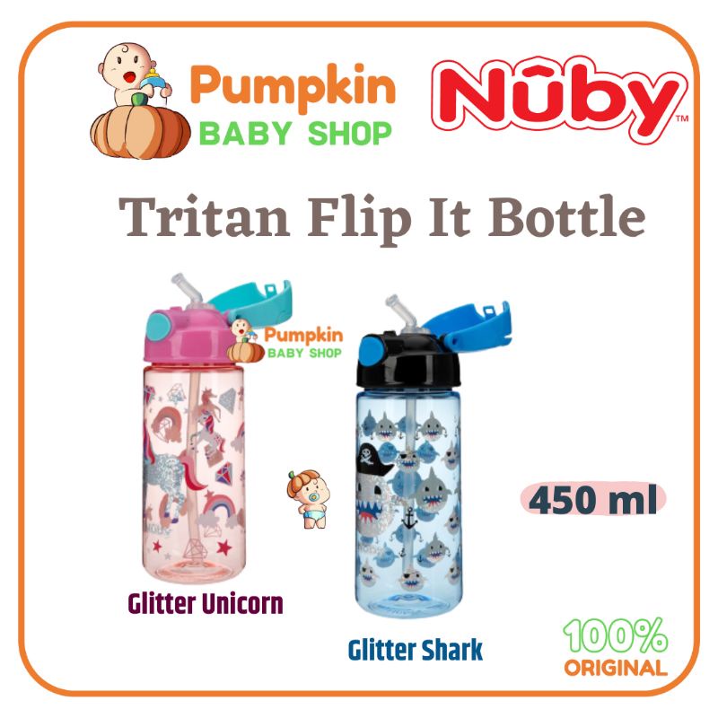 Nuby Tritan Flip it 532ml - Botol Minum Anak Tritan