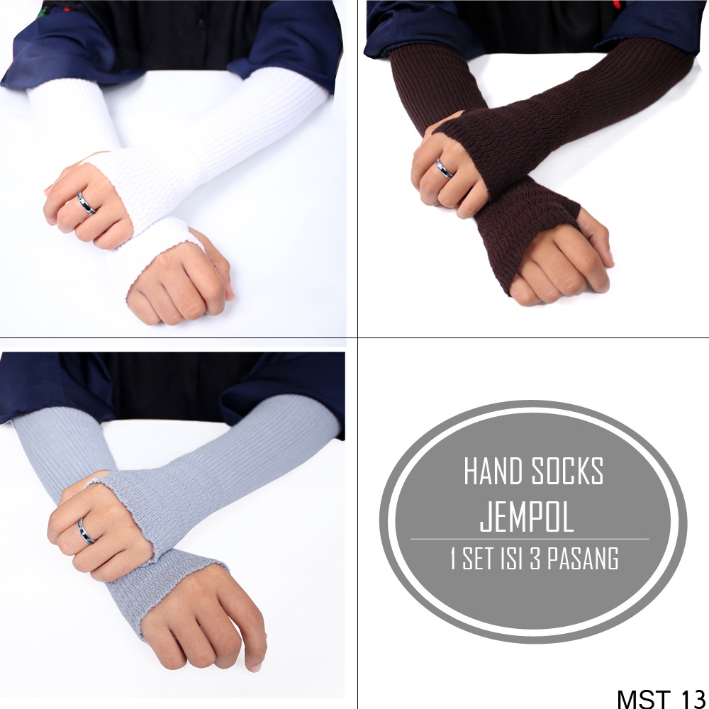 Hand Sock Muslimah Isi 3 Pcs - MST 11