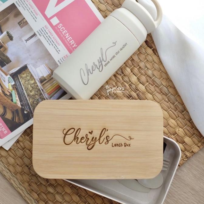 Custom Lunch Box/ Kotak Makan Nama/ Custom Kotak Makan/ Lunch Box Lucu