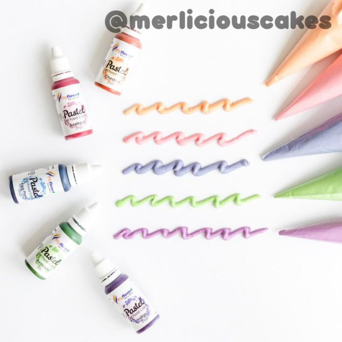 

My Flavor Farm Valley Pastel Gel Food Color Set Food Colour 028